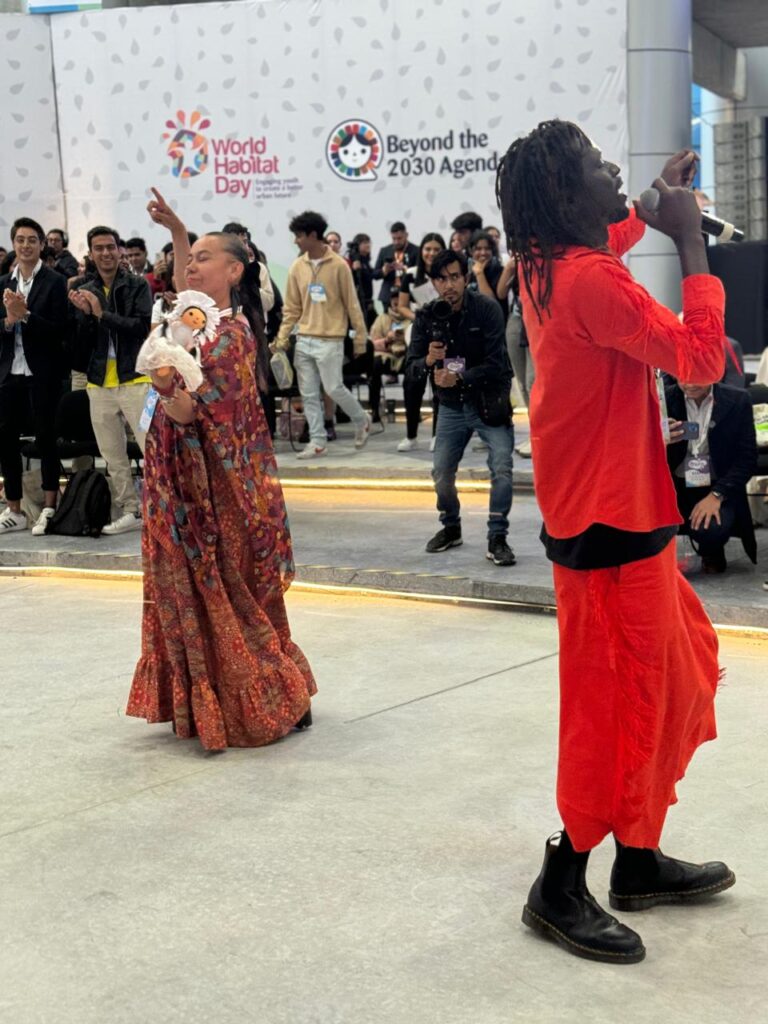 Emmanuel Jal at the Wolrsd Habitat Day celebrations in Queretaro, Mexico. (c) UN-Habitat