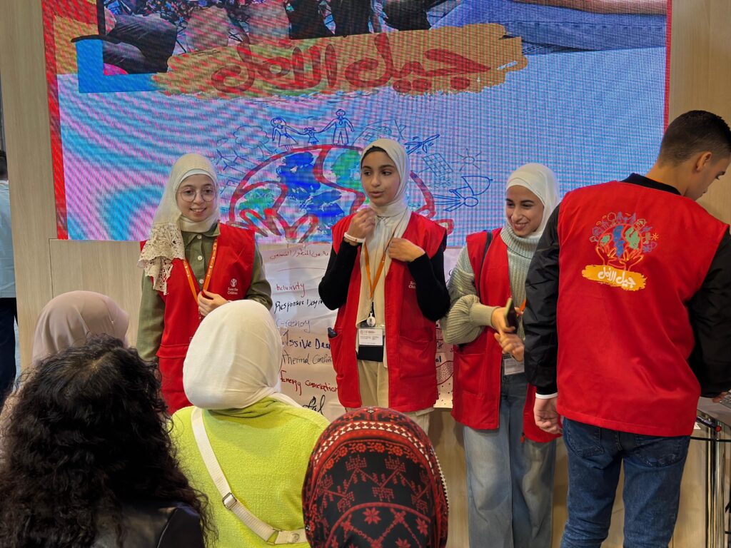 Save the Children session at the Future Generations Zone of WUF12 Urban Expo, Cairo, Egypt. (c) Save the Children